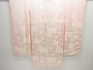 花模様織り出し単衣振袖用長襦袢